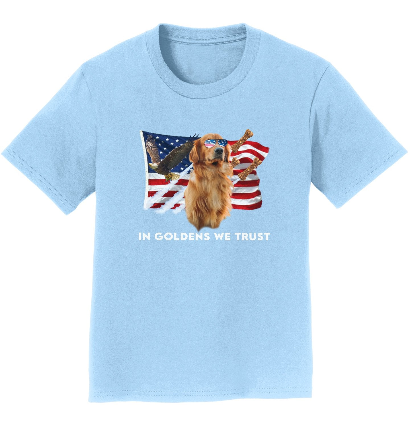 In Golden Retrievers We Trust - Kids' Unisex T-Shirt