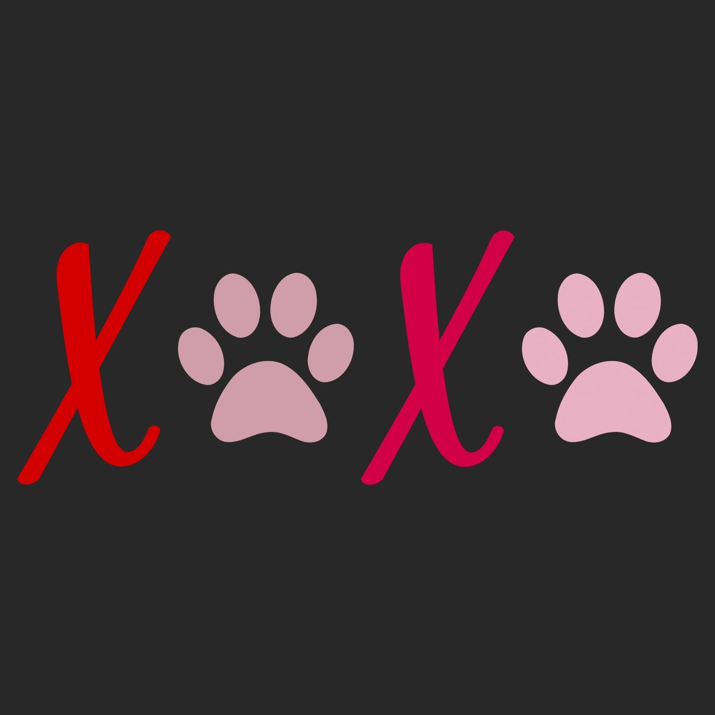 XOXO Paws - Women's V-Neck T-Shirt