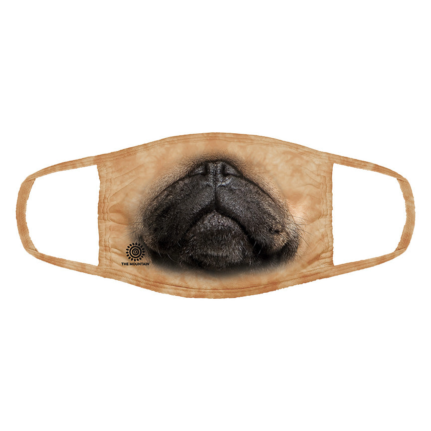 The Mountain - Pug Face - Adult Unisex Face Mask