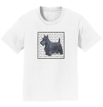 Scottie Love Text - Kids' Unisex T-Shirt