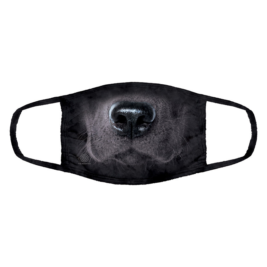 The Mountain - Black Lab Face - Adult Unisex Face Mask