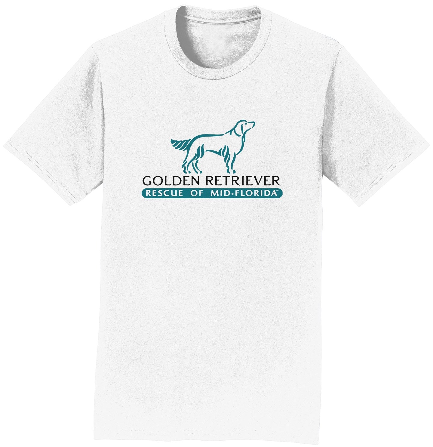 Golden Retriever Rescue of Mid-Florida Logo - Adult Unisex T-Shirt