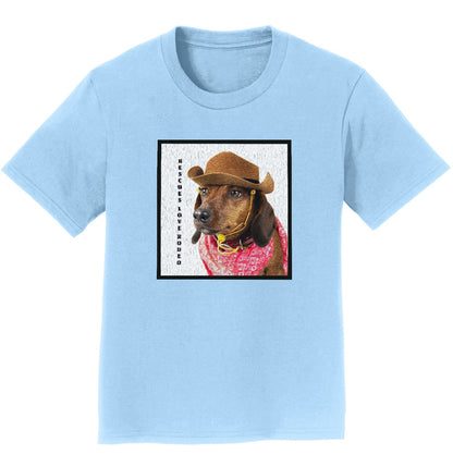 Rodeo Dachshund - Kids' Unisex T-Shirt