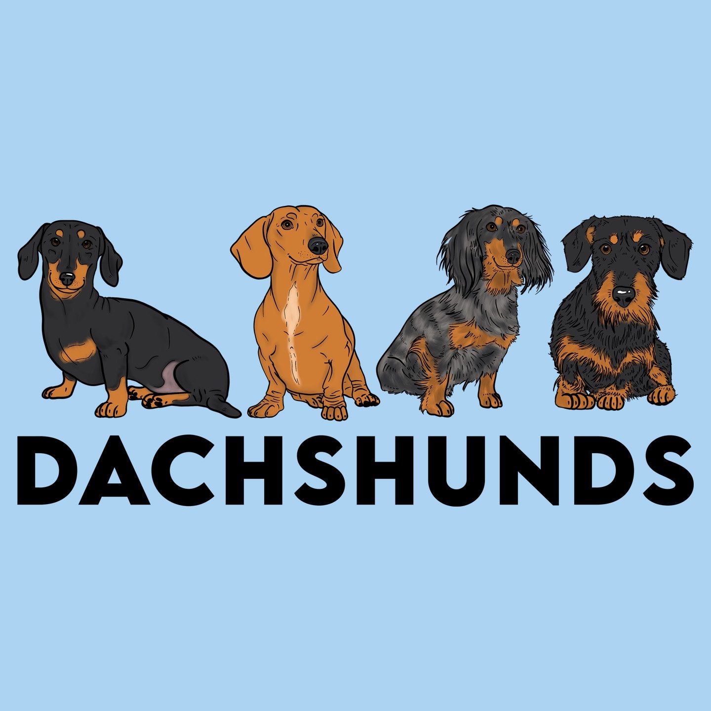 Dachshunds - Kids' Unisex T-Shirt