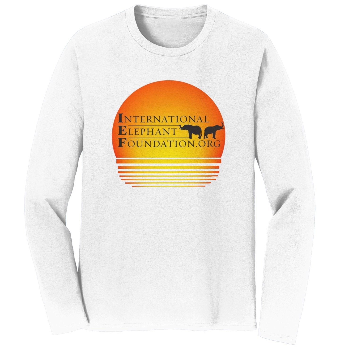 IEF Sunset Logo - Adult Unisex Long Sleeve T-Shirt