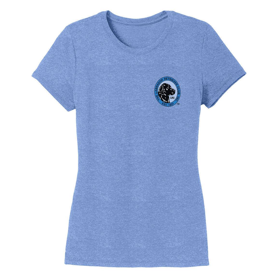 LRC Left Chest Blue Logo - Women's Tri-Blend T-Shirt