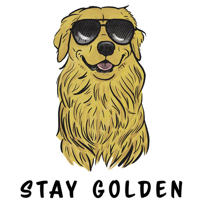 Stay Golden Retriever - Women's V-Neck T-Shirt