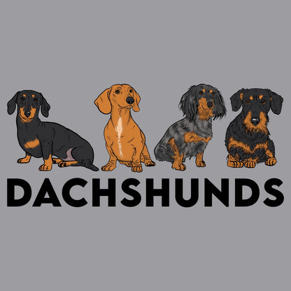 Dachshunds - Adult Unisex Crewneck Sweatshirt