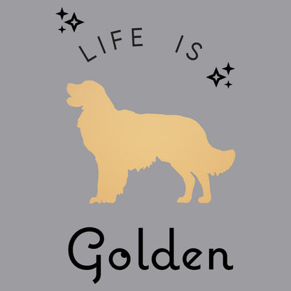 Life Is Golden Retriever - Kids' Unisex T-Shirt