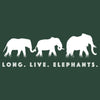 Long Live Elephants Silhouette - Adult Unisex T-Shirt