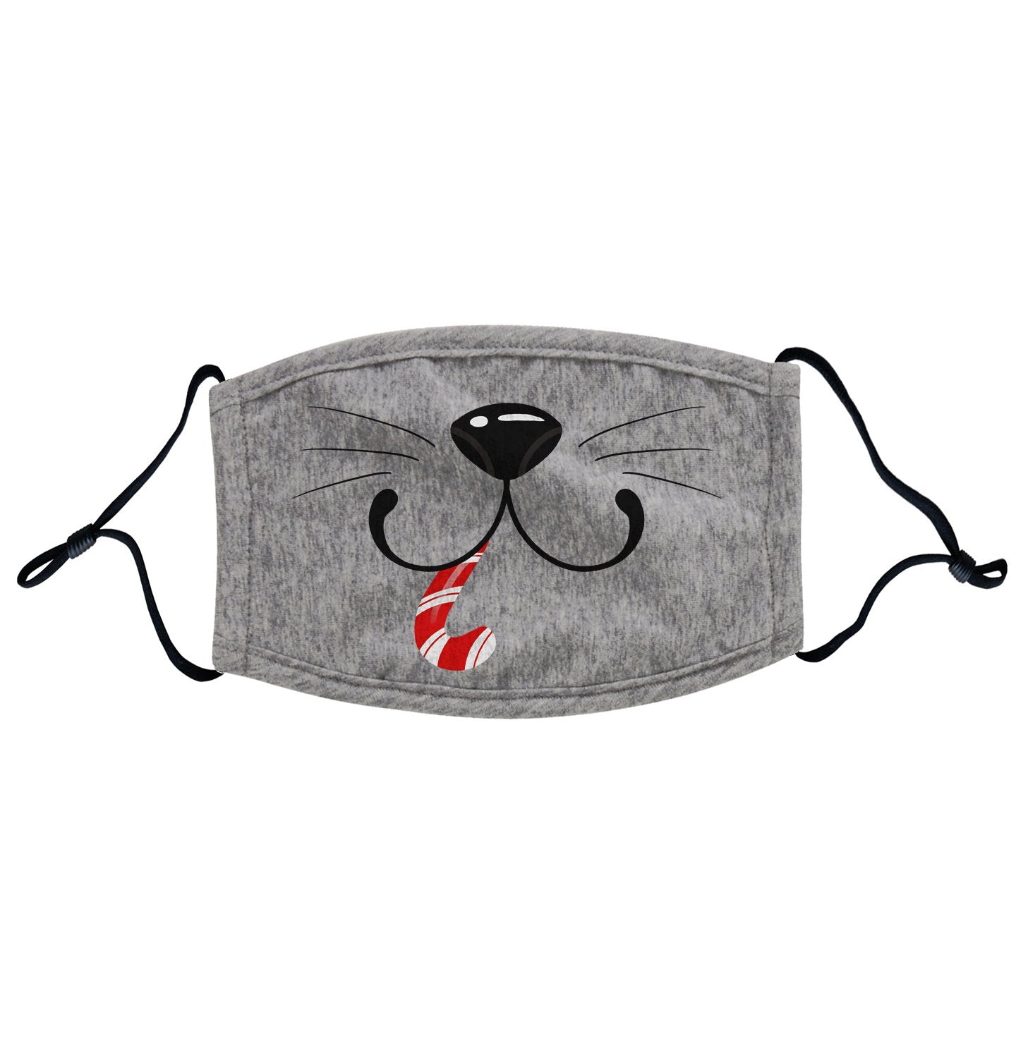 Christmas Cat Face - Adult Adjustable Face Mask