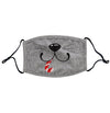 Christmas Cat Face - Adult Adjustable Face Mask