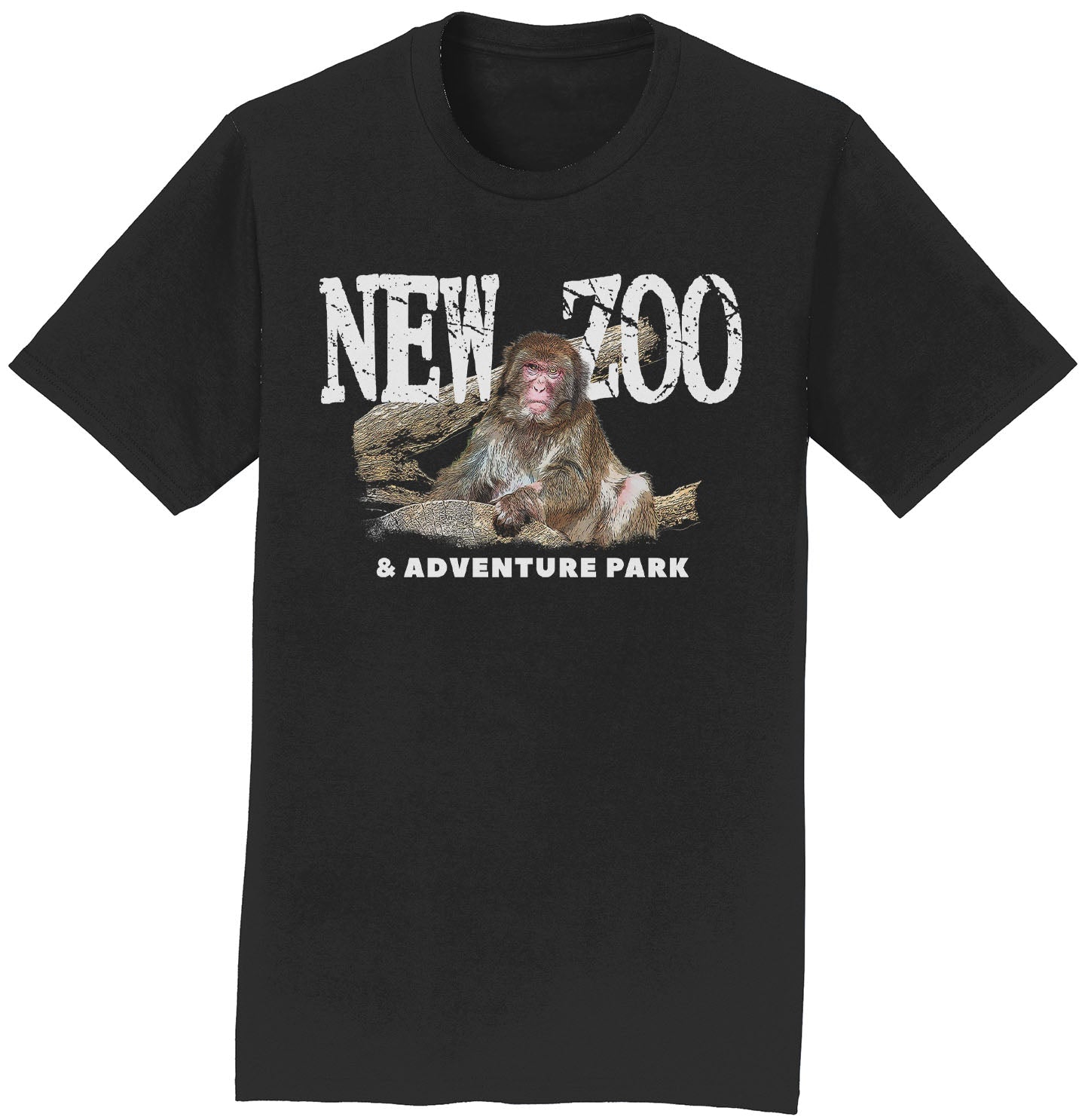 NEW Zoo Japanese Macaque Monkey Art - Adult Unisex T-Shirt