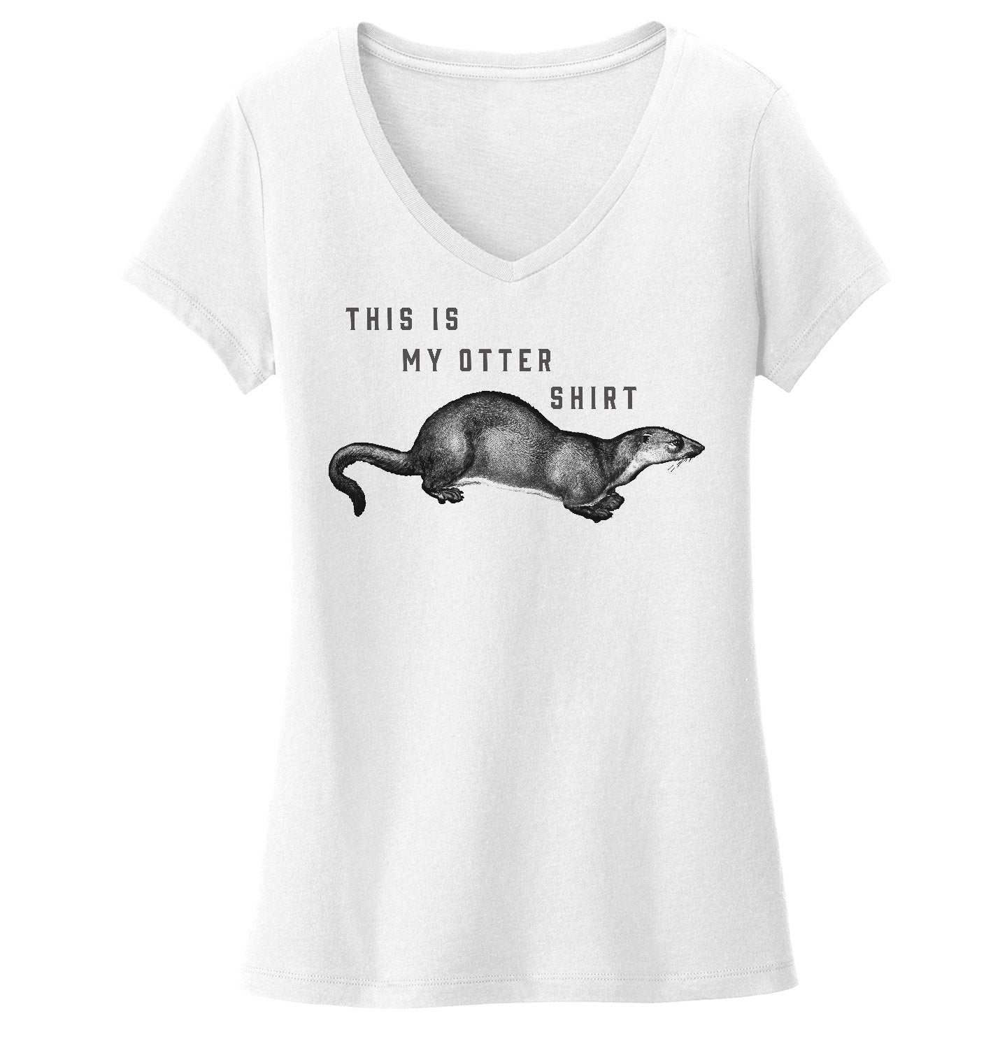 My Otter Shirt - Women's V-Neck T-Shirt