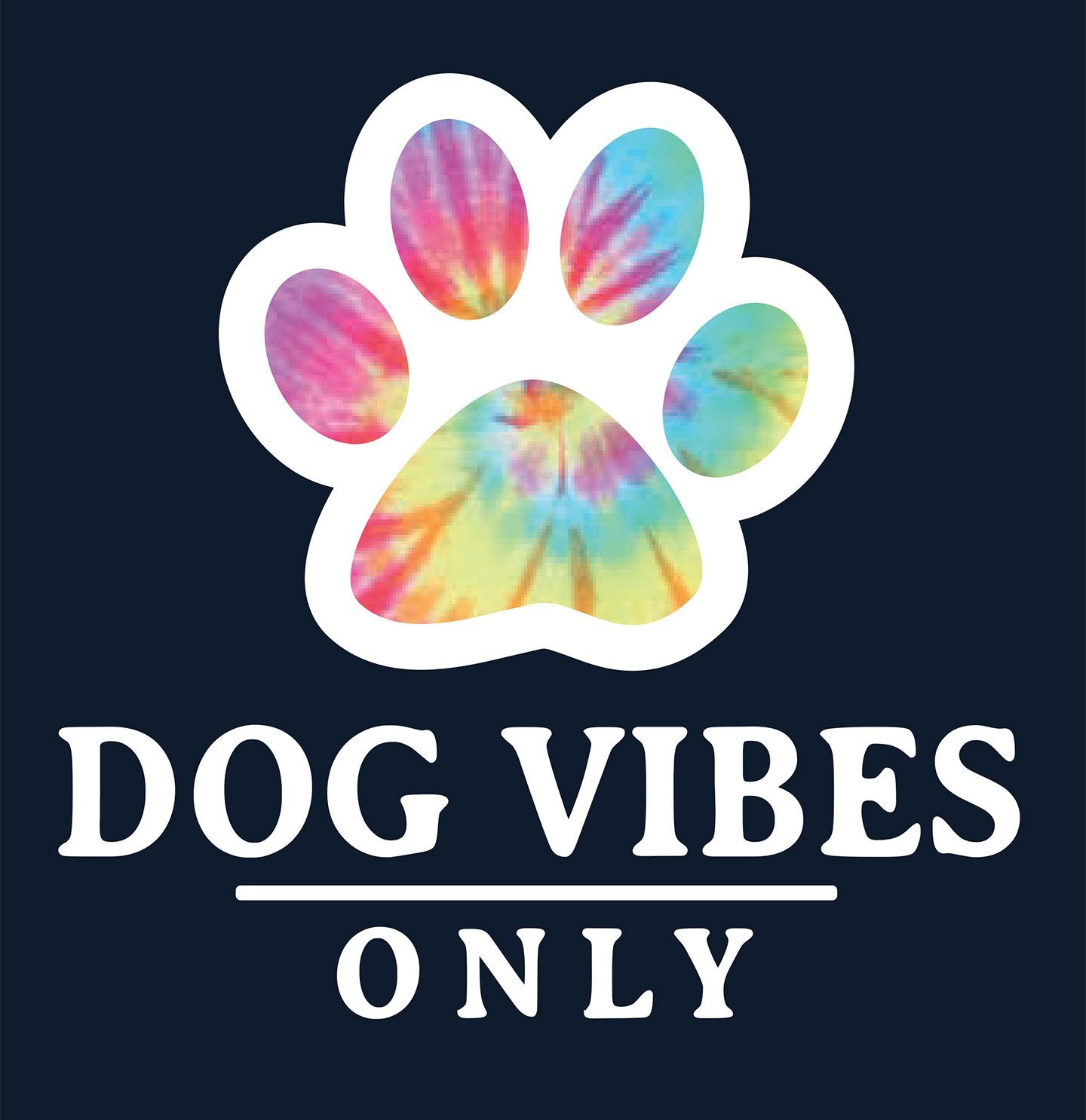 Dog Vibes Only on Navy - Classic Twill Hat