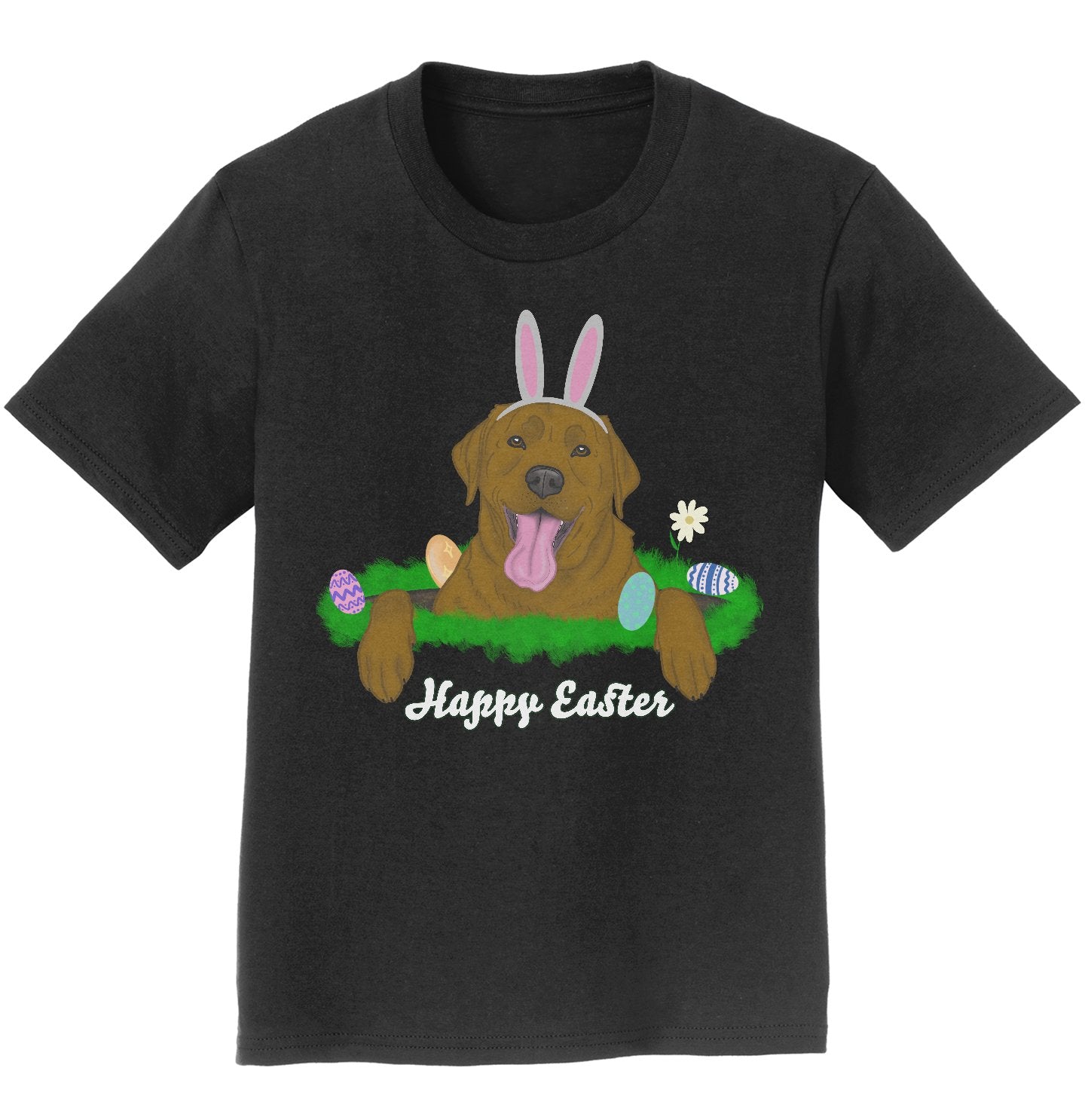 Rabbit Hole Chocolate Labrador - Kids' Unisex T-Shirt