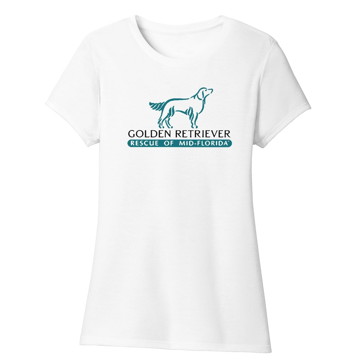 Golden Retriever Rescue of Mid-Florida Logo - Women's Tri-Blend T-Shirt