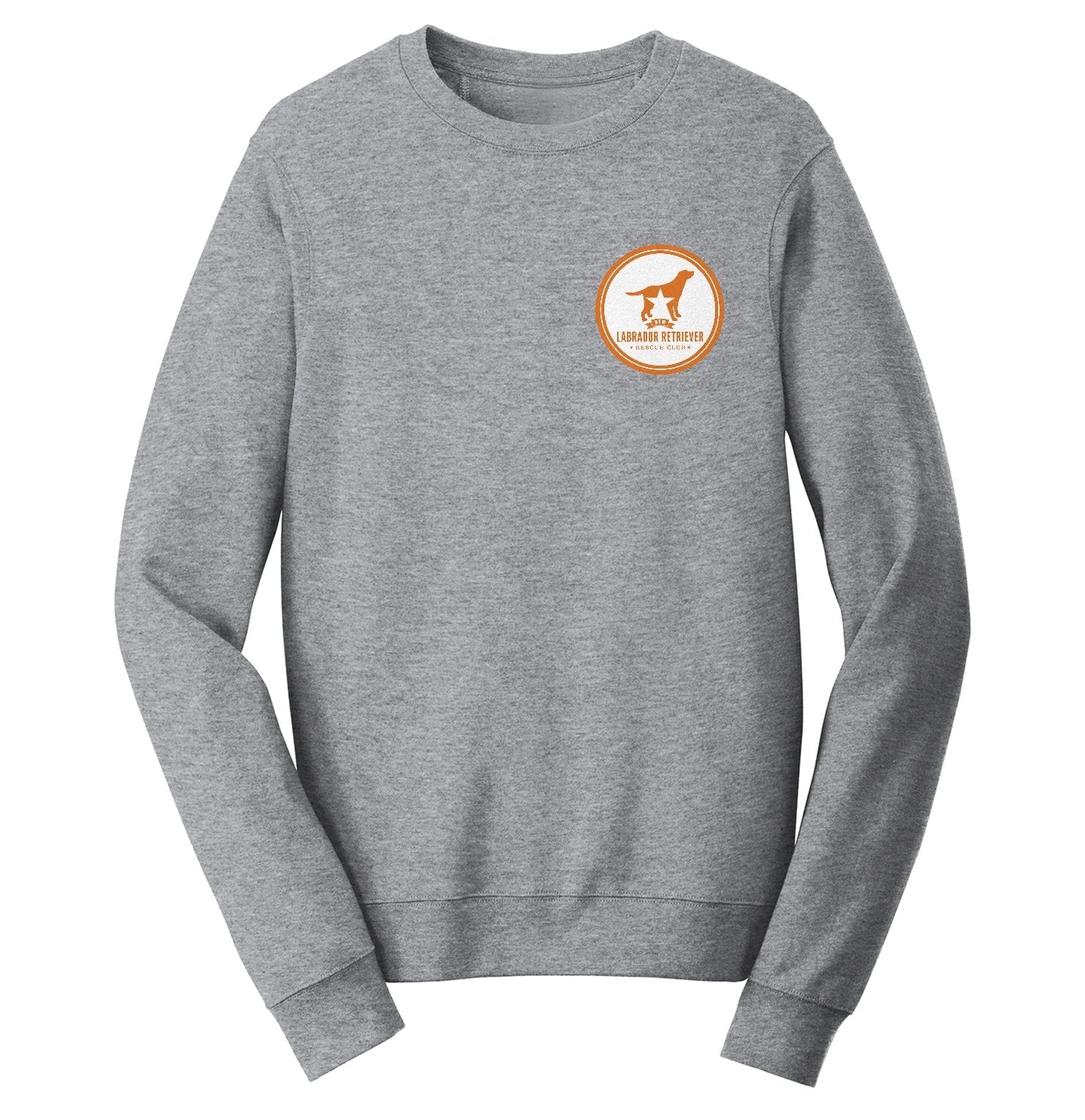 DFWLRRC - Burnt Orange DFWLRR Logo - Adult Unisex Crewneck Sweatshirt