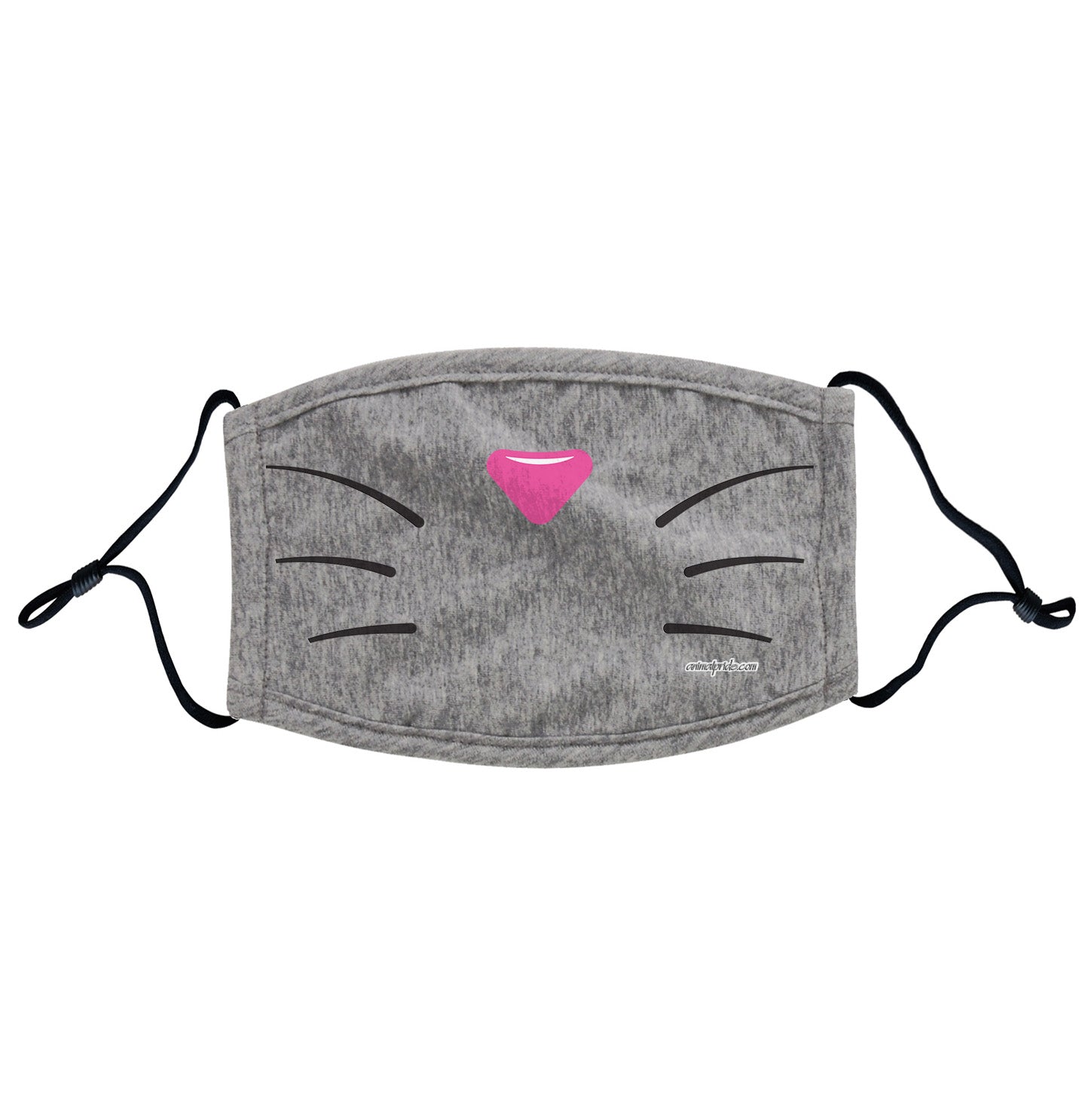 Cat Nose and Whiskers - Adult Adjustable Face Mask