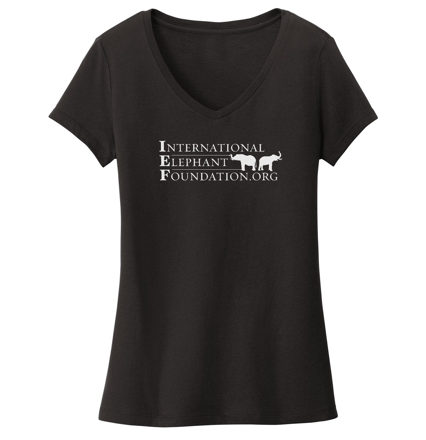 IEF Logo - Women's V-Neck T-Shirt