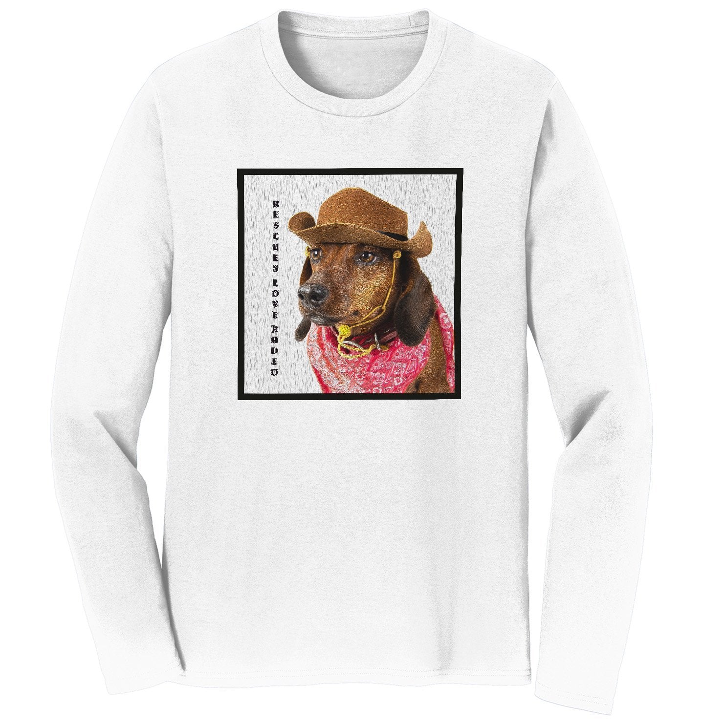 Rodeo Dachshund - Adult Unisex Long Sleeve T-Shirt