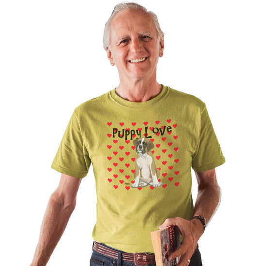 Animal Pride - Boxer Puppy Love - Adult Unisex T-Shirt