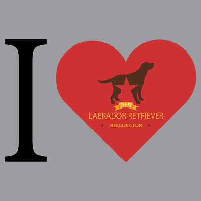 I Heart My DFW Lab Rescue - Adult Unisex T-Shirt