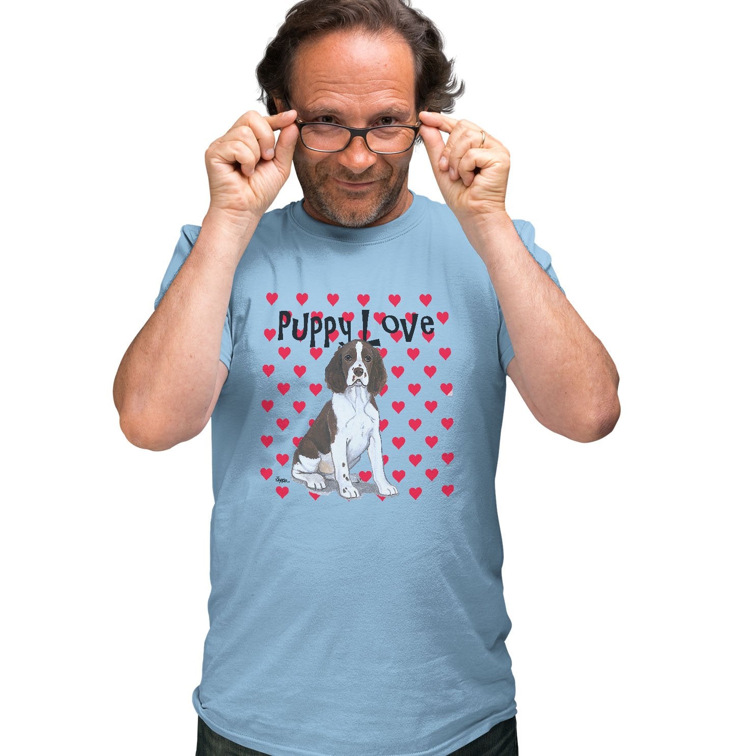 Springer Puppy Love - Adult Unisex T-Shirt