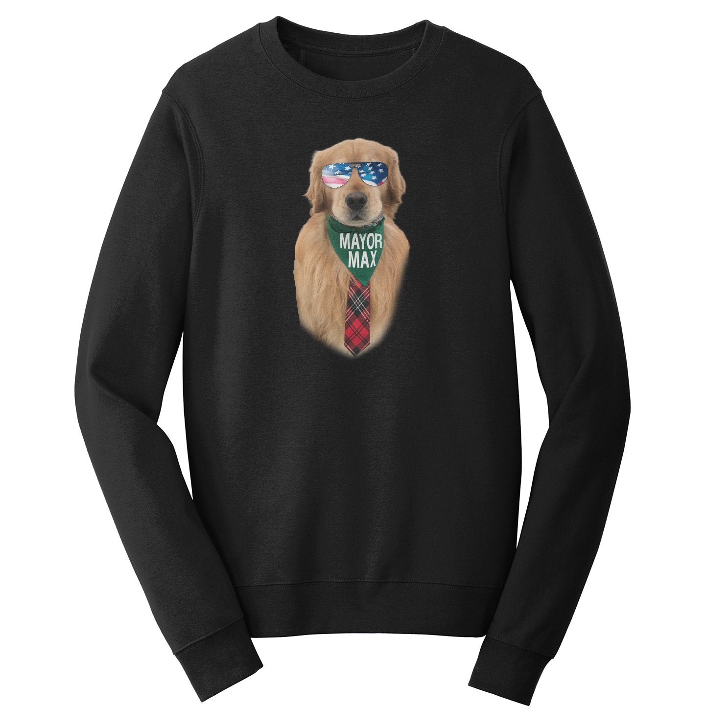 Sunglasses Mayor Max - Adult Unisex Crewneck Sweatshirt