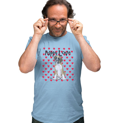 Boxer Puppy Love - Adult Unisex T-Shirt