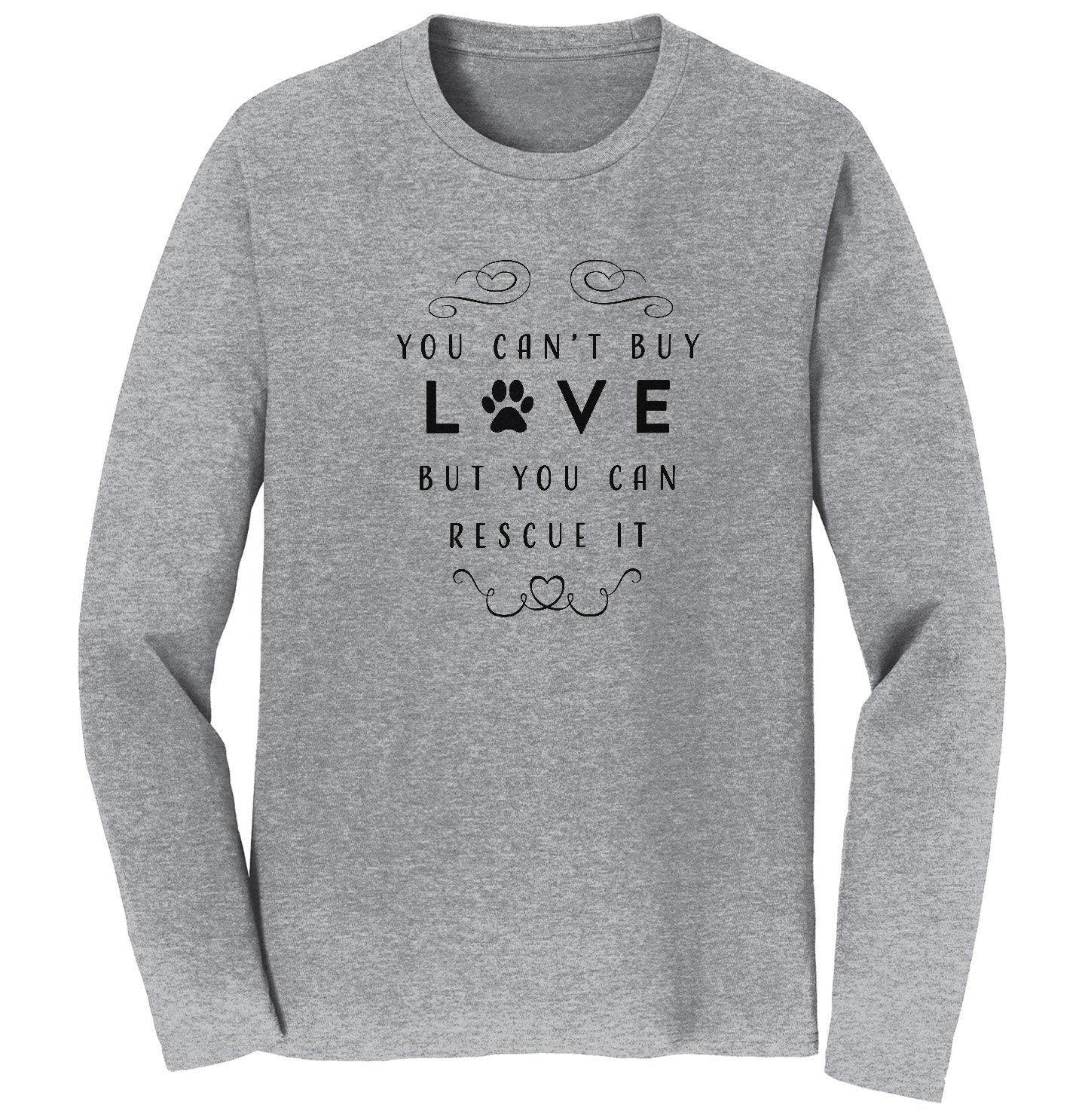 Animal Pride - Can Rescue Love - Adult Unisex Long Sleeve T-Shirt