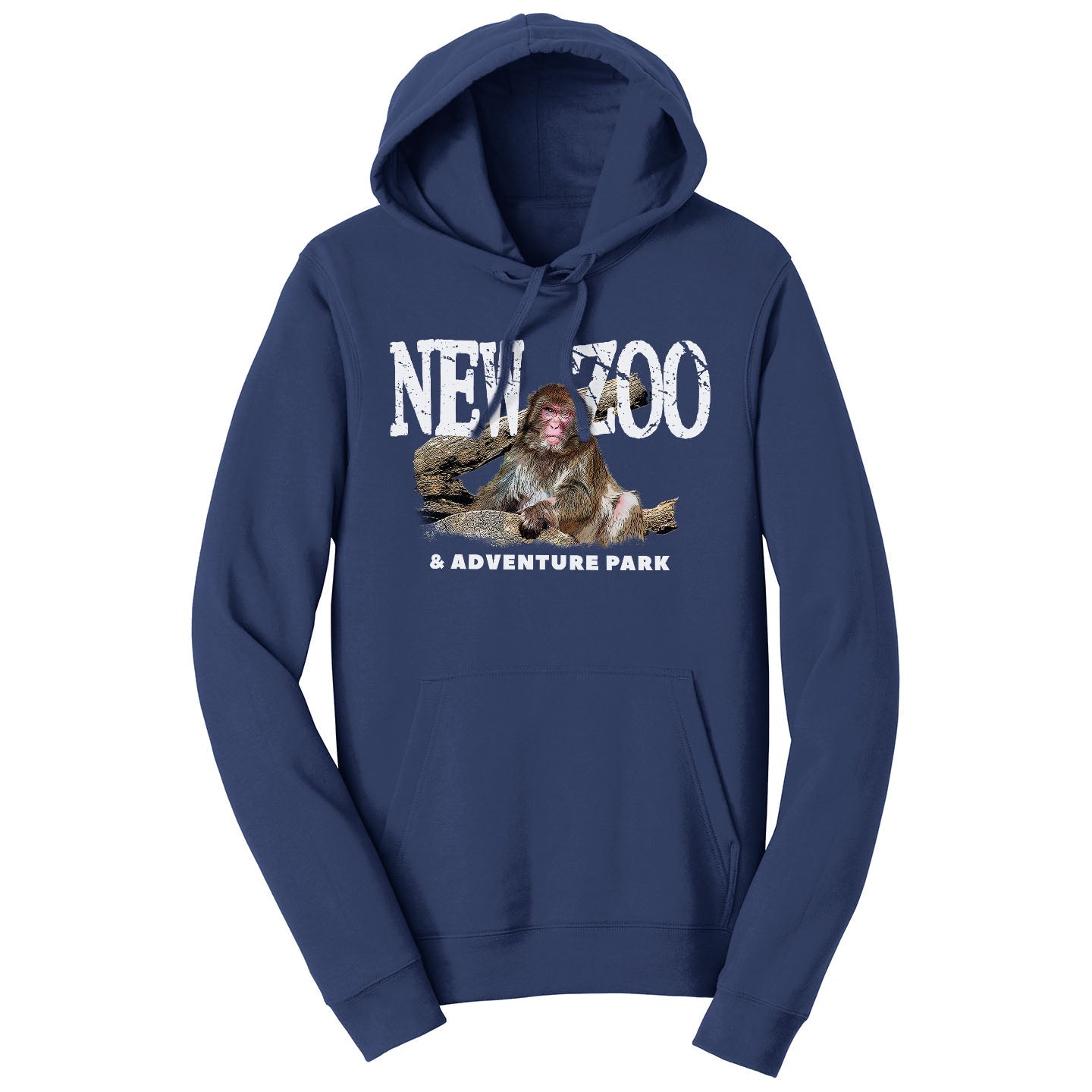 NEW Zoo Japanese Macaque Monkey Art - Adult Unisex Hoodie Sweatshirt