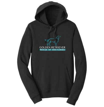 Golden Retriever Rescue of Mid-Florida Logo - Adult Unisex Hoodie Sweatshirt