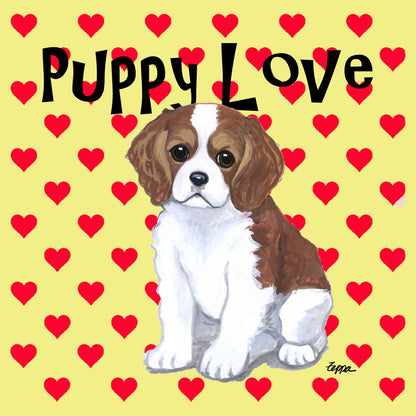 Cavalier Puppy Love - Women's Fitted T-Shirt
