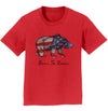 Bear Flag Overlay - Kids' Unisex T-Shirt