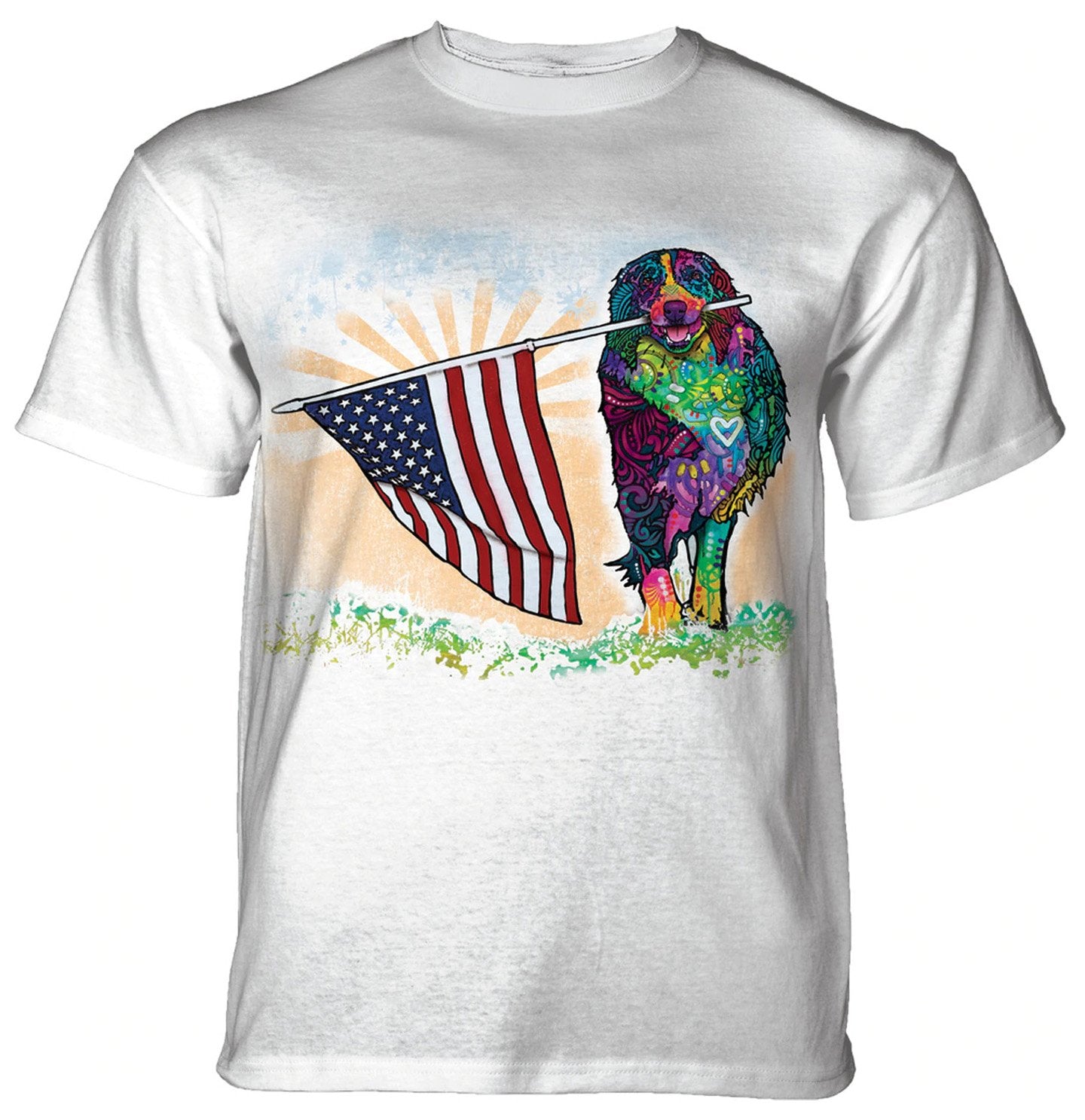 The Mountain - Russo Flag Up - Adult Unisex T-Shirt