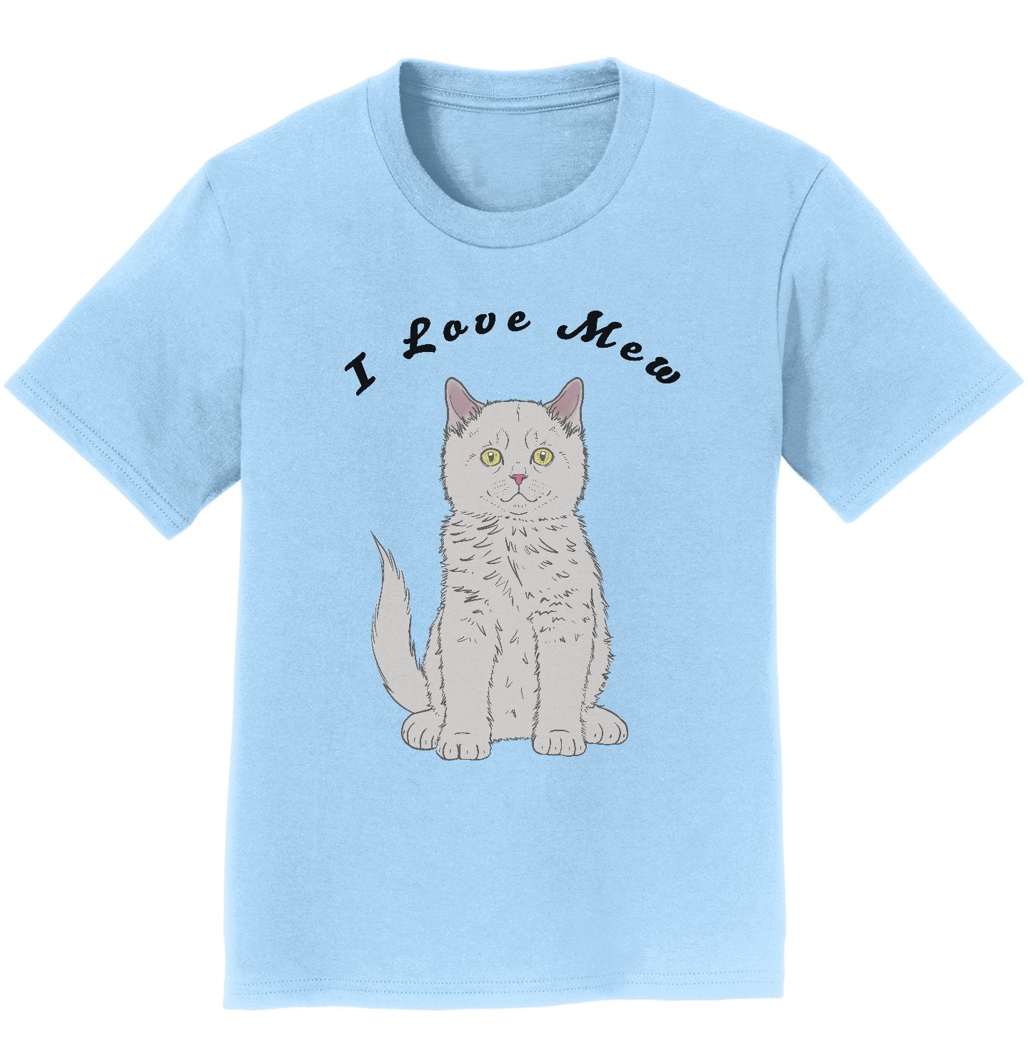 I Love Mew Cat - Kids' Unisex T-Shirt