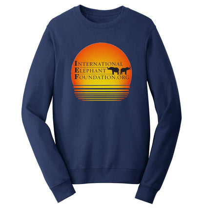 IEF Sunset Logo - Adult Unisex Crewneck Sweatshirt