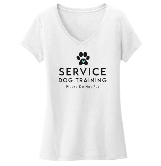 Animal Pride - Service Dog Training - Women's V-Neck T-Shirt
