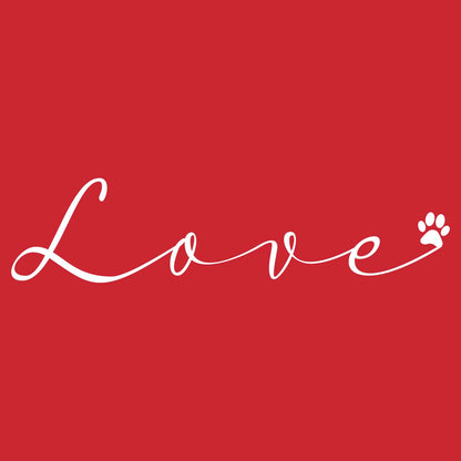 Love Script Paw - Kids' Unisex T-Shirt