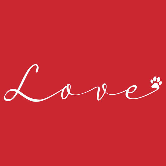 Love Script Paw - Kids' Unisex T-Shirt