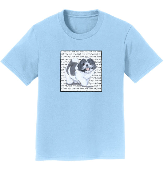 Animal Pride - Shih Tzu Love Text - Kids' Unisex T-Shirt