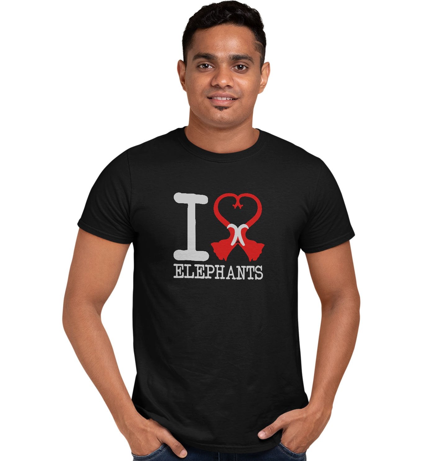 I Heart Elephants |  T-Shirt | Supports Elephant Conservation!