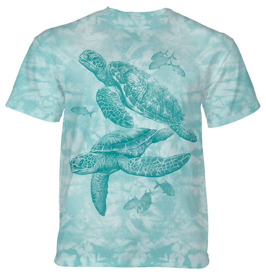 Monotone Sea Turtle - Kids' Unisex T-Shirt