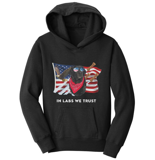 In Labs We Trust Black - Kids' Unisex Hoodie Sweatshirt