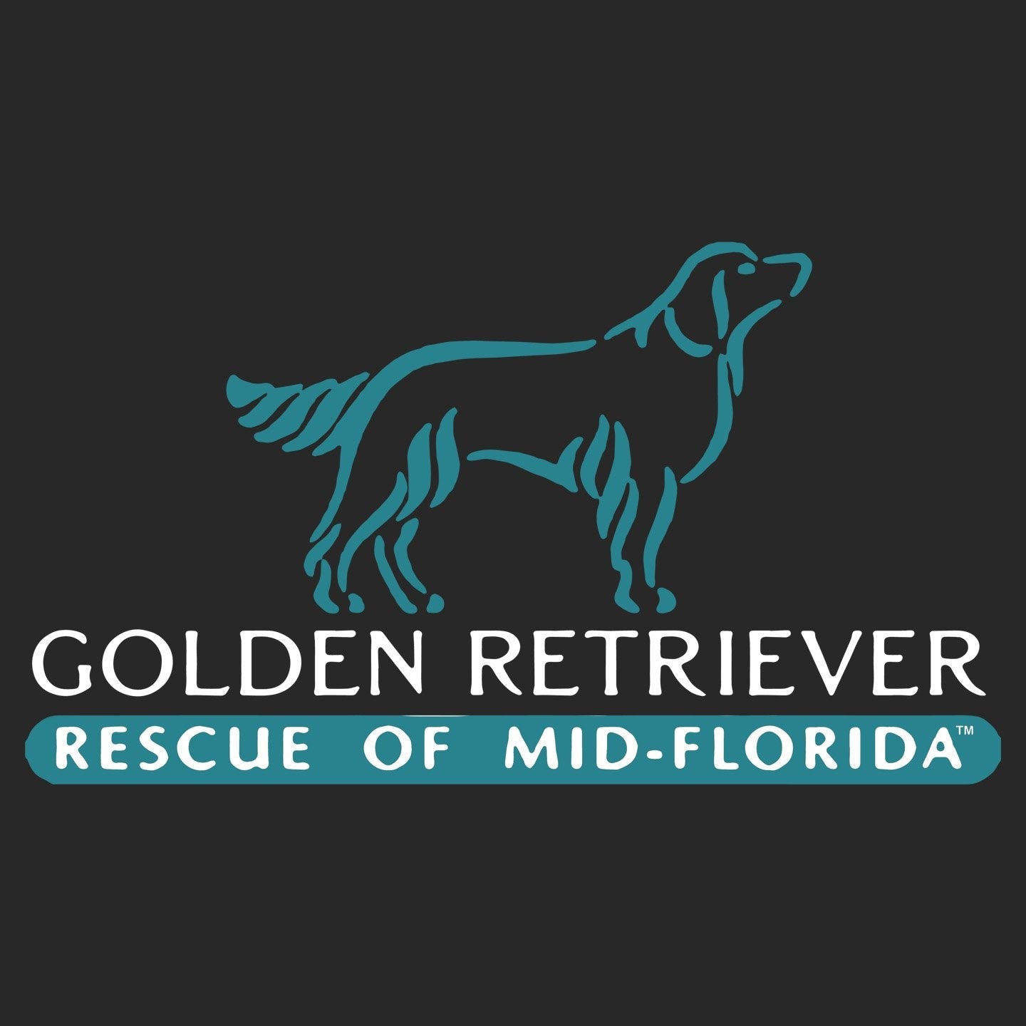 Golden Retriever Rescue of Mid-Florida Logo - Adult Unisex Long Sleeve T-Shirt