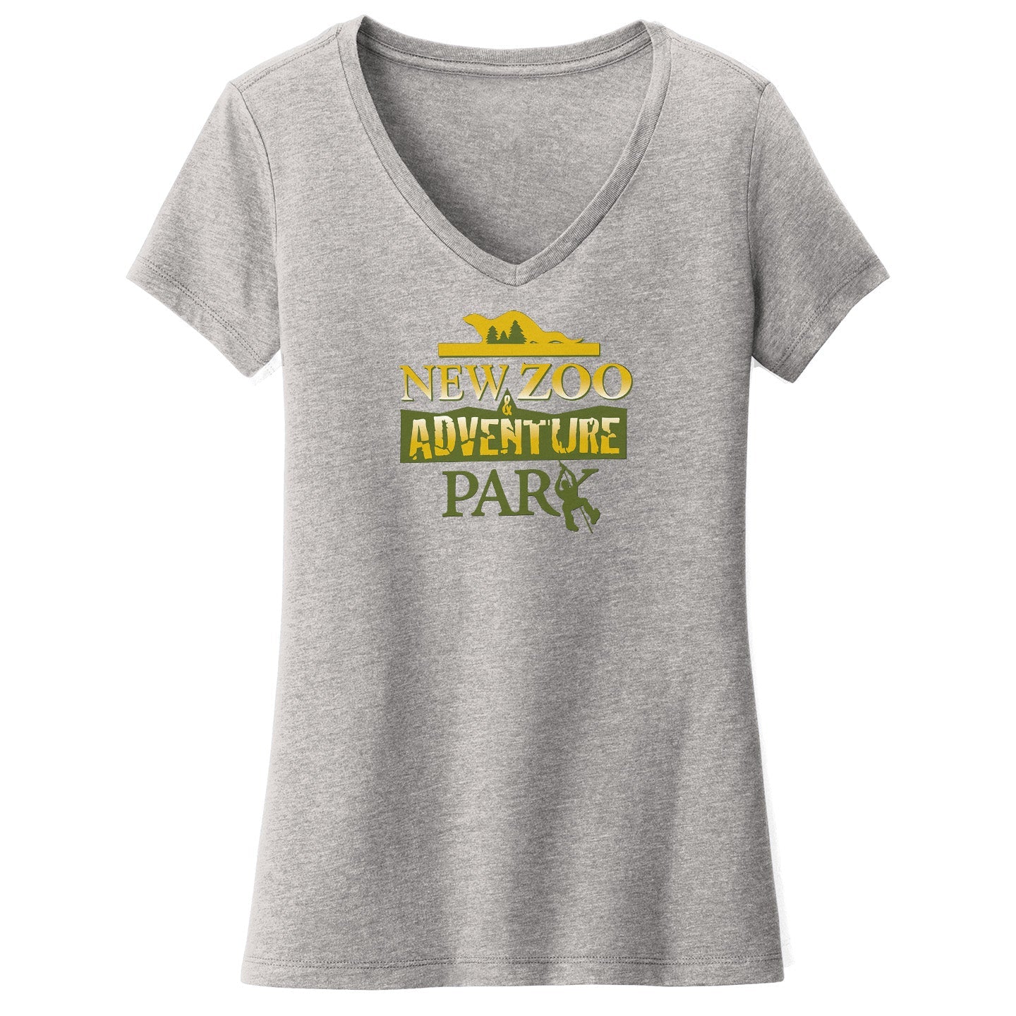 NEW Zoo and Adventure Park Logo - Women's V-Neck T-Shirt