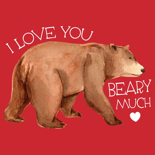 I Love You Beary Much - Women's V-Neck T-Shirt