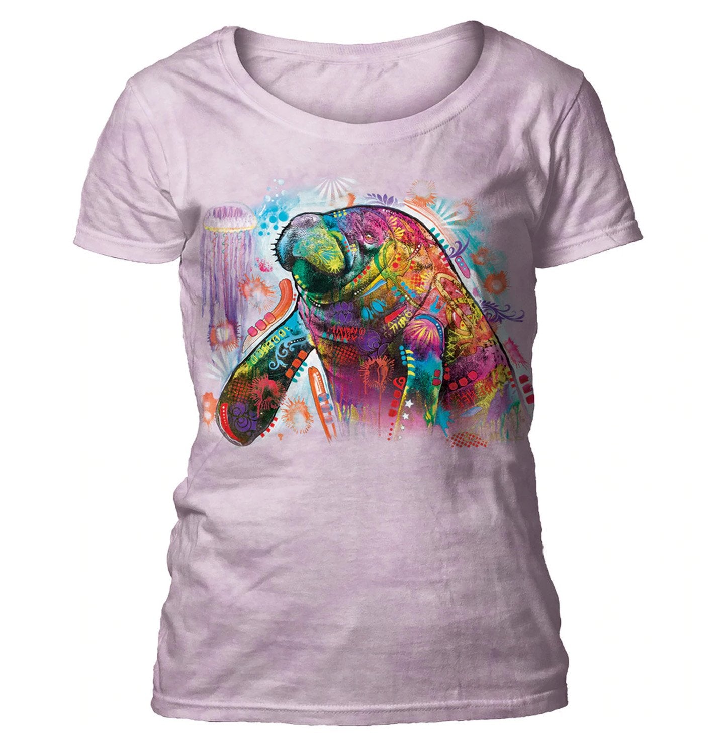 The Mountain - Russo Manatee - Women's Scoop Neck T-Shirt