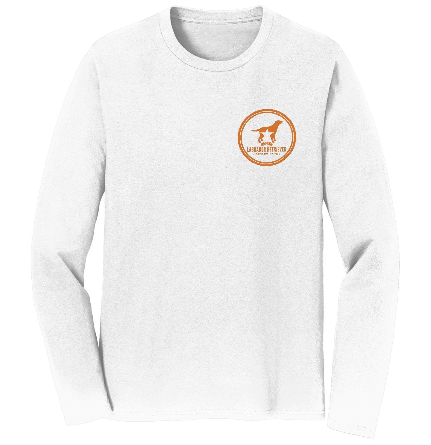 Burnt Orange DFWLRR Logo - Adult Unisex Long Sleeve T-Shirt